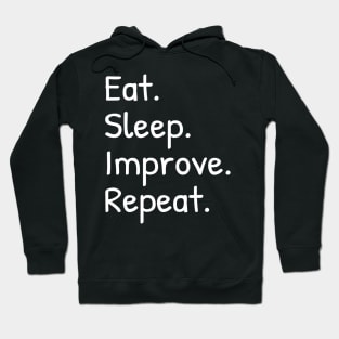 Eat Sleep Improve Repeat Funny Hoodie